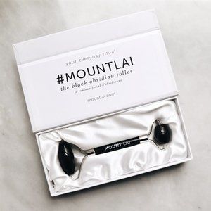 Mount Lai Warming Black Obsidian Facial Roller